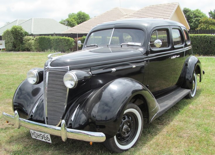 1934 1937 LaFayette Motors, Nash LaFayette, fekete, öngyilkos ajtó, oldalnézet, elölről, balról, retrovasak, alapjárat