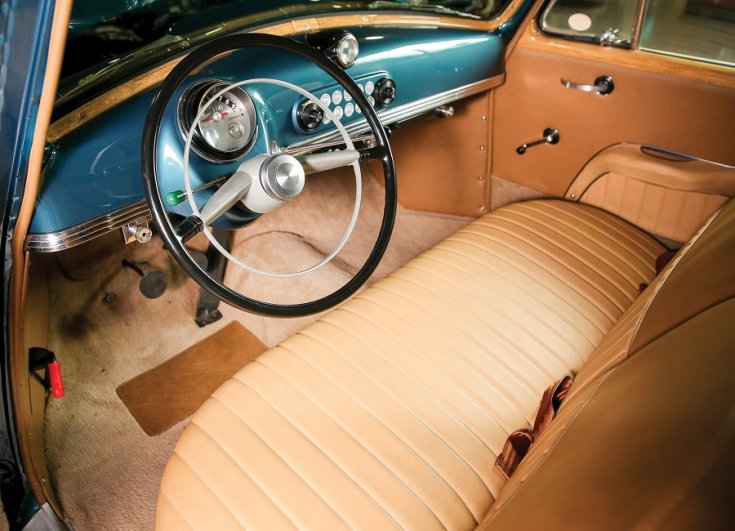 1950 Nash Rambler landau kabrió, 1951 Nash Rambler 3 ajtós kombi, műszerfal, oldalnézet, balról, retróvasak, alapjárat