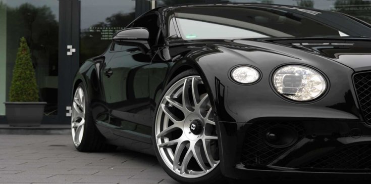 A Bentley Continental GT 3S felnijei közelről