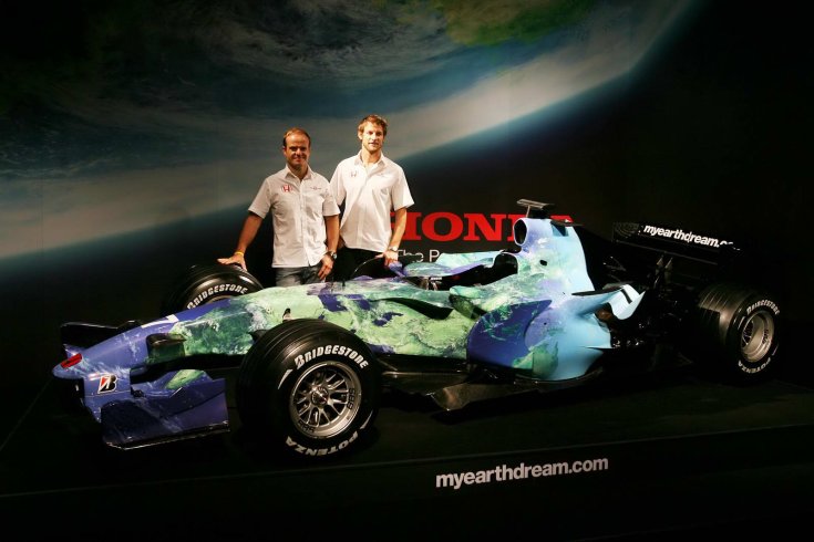 A Honda környezetvédelemre felhívó festésének bemutatása 2007-ben