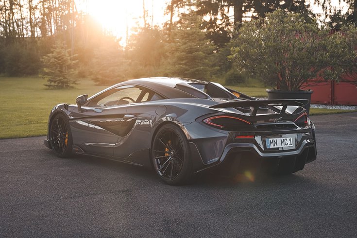 A Novitec McLaren 600LT hátulról