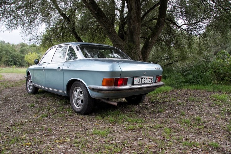 1967 1977 NSU Ro 80, Wankel Motor, német autó, hátulnézet, oldalról, jobbról