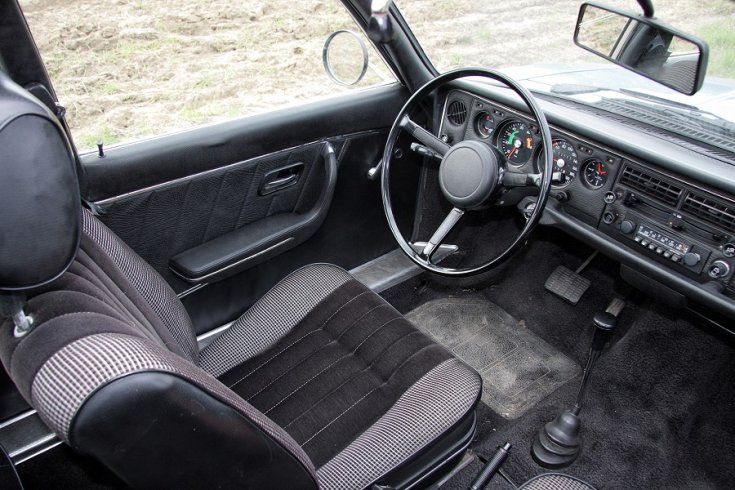 1967 1977 NSU Ro 80, Wankel Motor, német autó, műszerfal, fekete, oldalnézet, jobbról