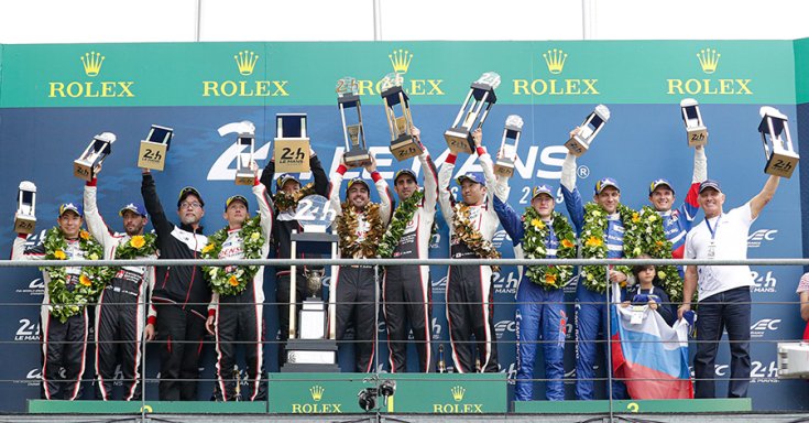 A 2019-es Le Mans-i 24 órás dobogósai