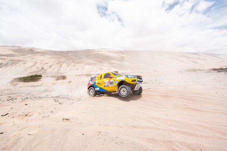 Szalay Balázs és Bunkoczi László a 41. Dakar harmadik napján