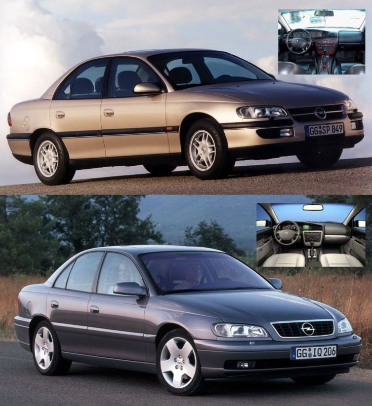 Opel Omega B1 és a ráncfelvarrott B2