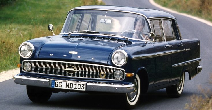 1959 Opel Kapitän, elölnézet