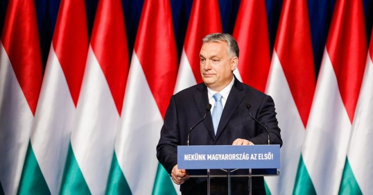 Orbán Viktor 2019-ben az évértékelőn