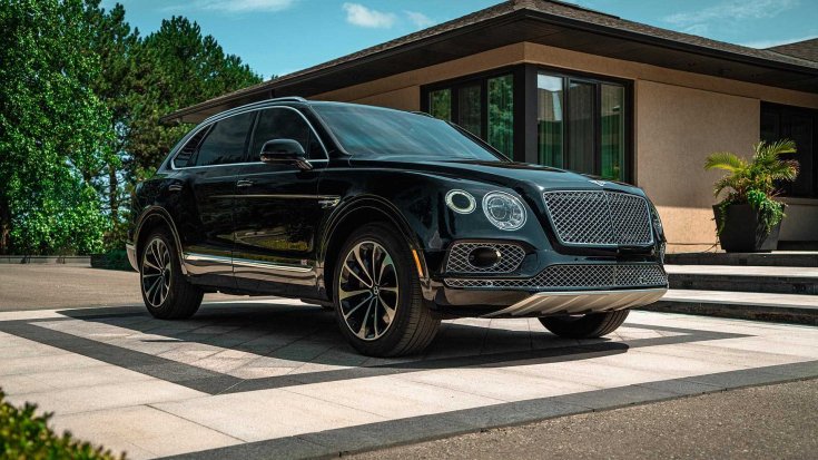 páncélozott Bentley Bentayga elölről