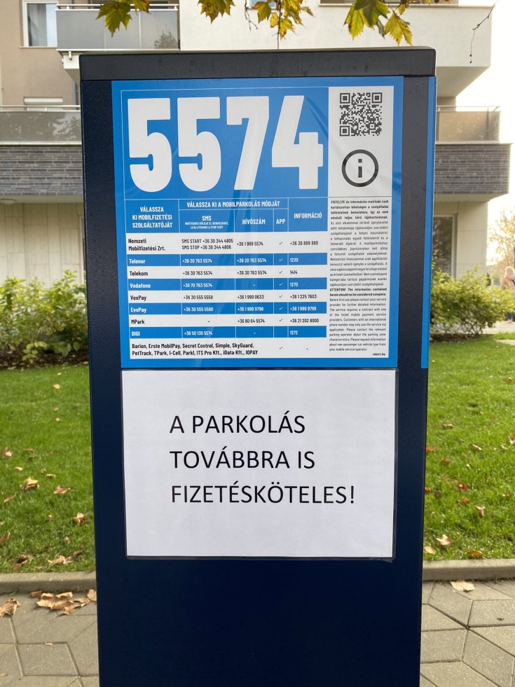 Parkolóóra Budapesten