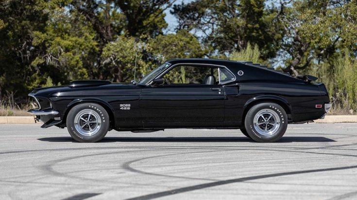 Az 1969-es Ford Mustang Boss 429 oldalról