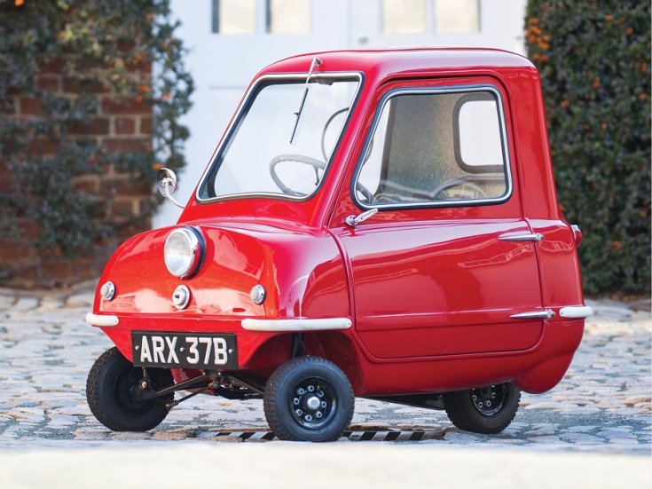 1964 Peel P50, vörös, oldalnézet, jobbról, RM Sotheby’s
