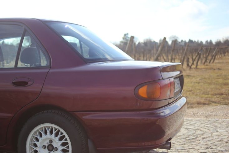 Mitsubishi Lancer hátulja