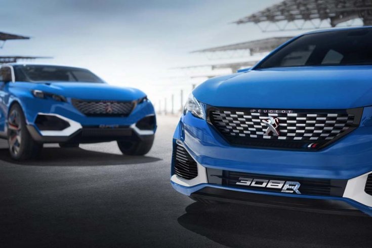 Peugeot 308 R hibrid koncepció