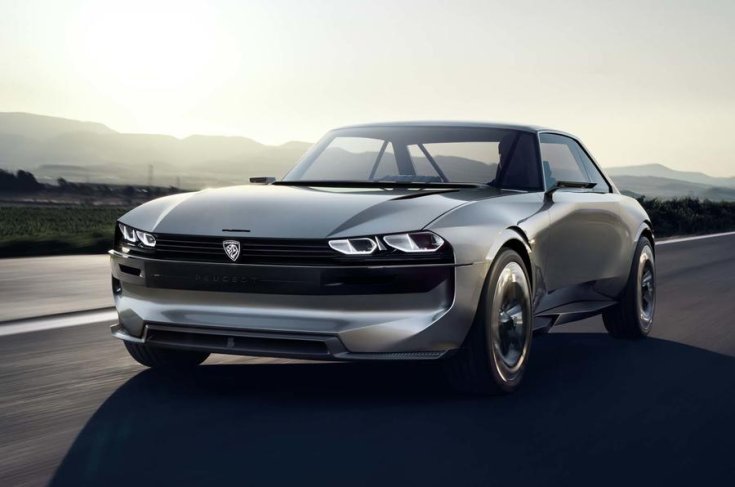 Peugeot e-Legend Concept elölről.