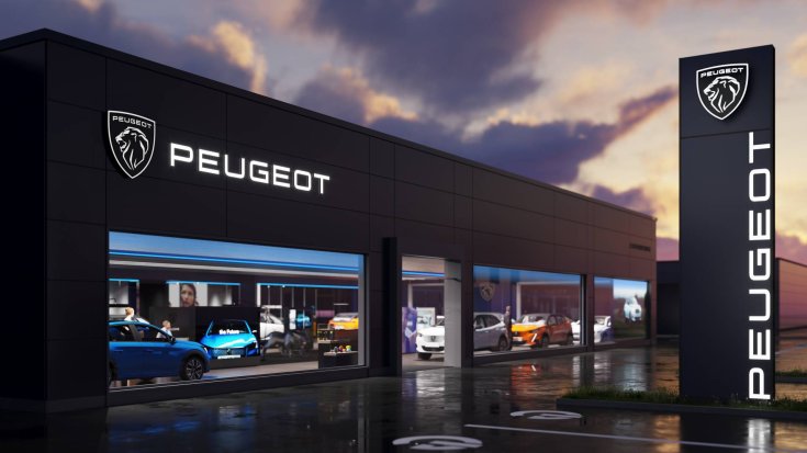 Képzeletbeli Peugeot márkakereskedés