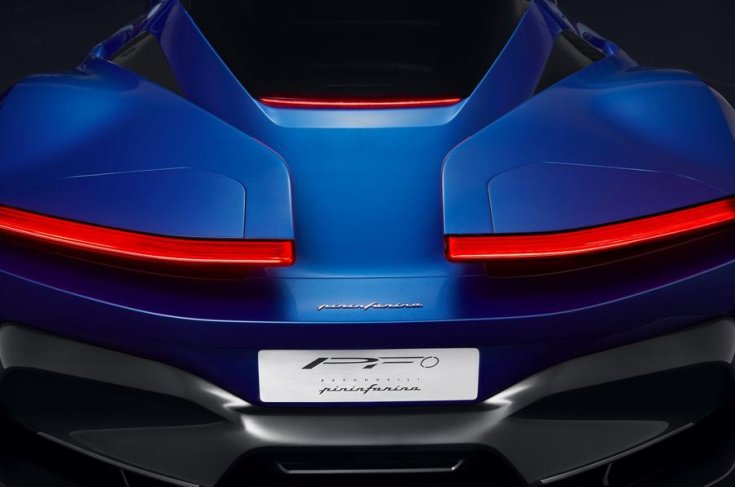 Pininfarina Battista hátulja