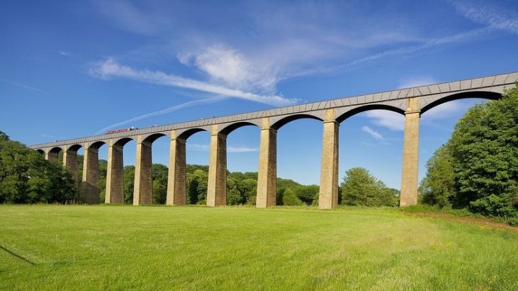 Pontcysyllte Aqueduct lentről