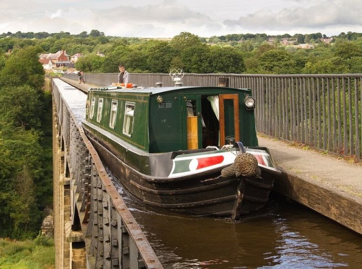 Hajó a Pontcysyllte Aqueducton