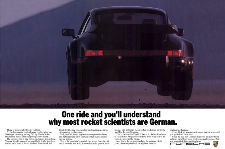 Porsche 911 reklám