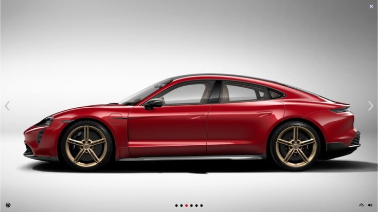 Porsche Taycan oldalról