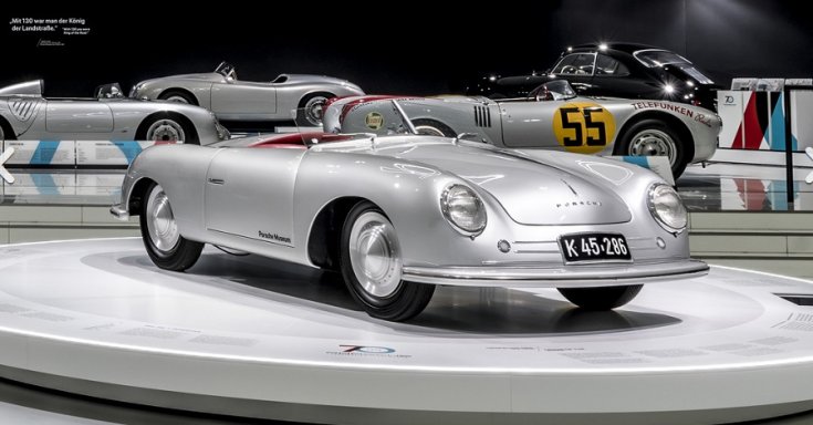 Porsche 356, oldalnézet