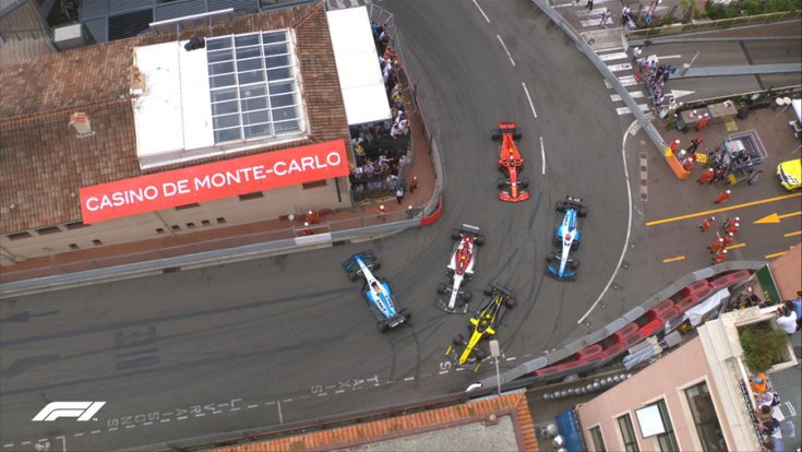 Forgalmi dugó a Monacói Nagydíjon
