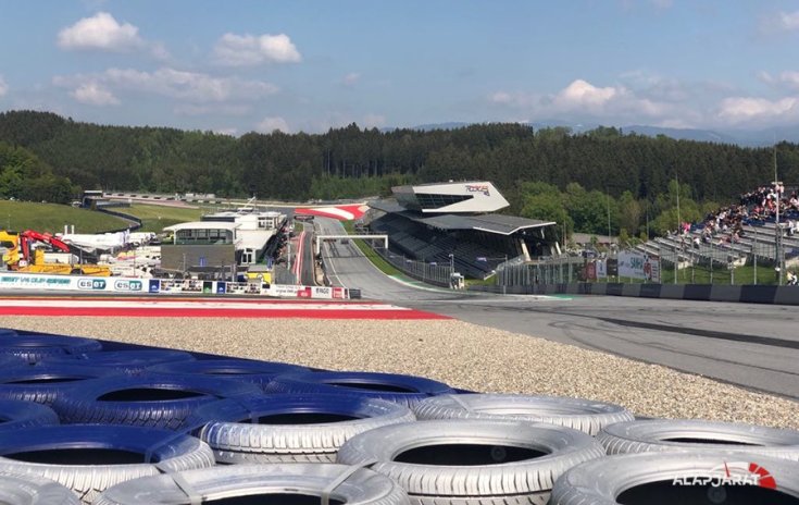 Red Bull Ring célegyenes vége