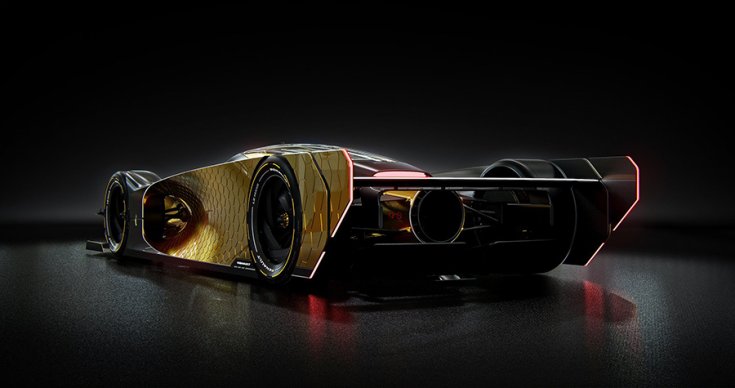 A Renault Le Mans-i koncepciója hátulról