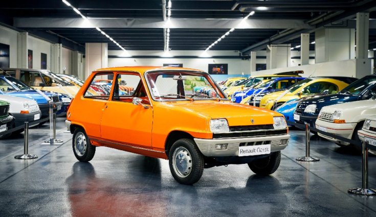 Első generációs Renault 5 szemből