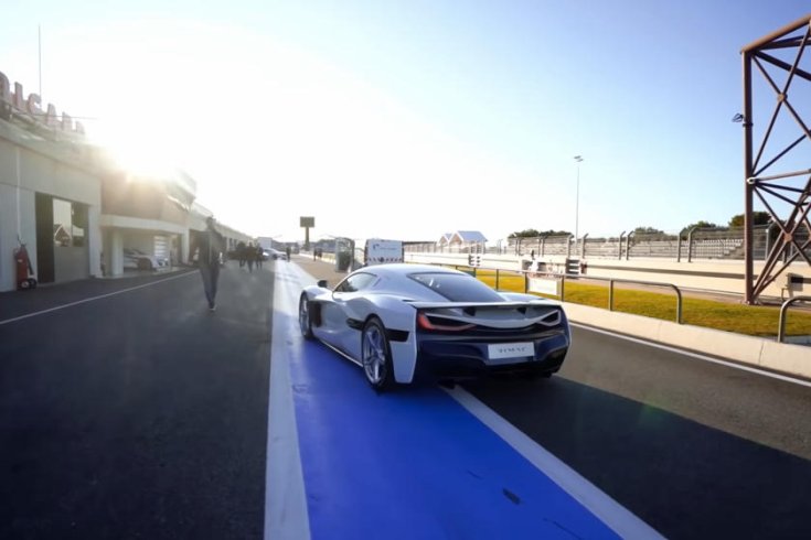 Rimac C_Two hátulról
