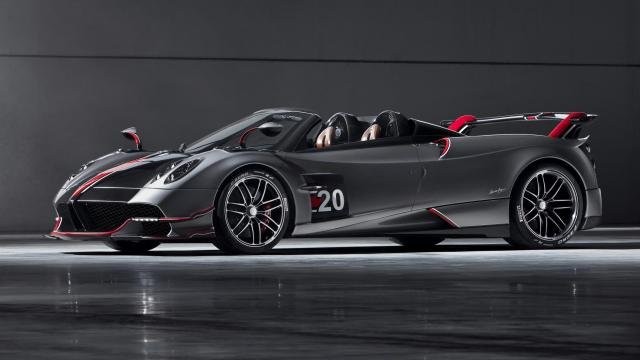 Pagani Huayra BC Roadster oldalról