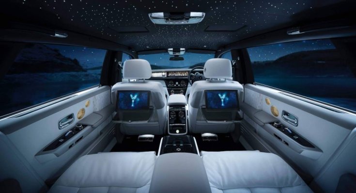 Rolls-Royce Phantom csillagos ég tetőkárpit