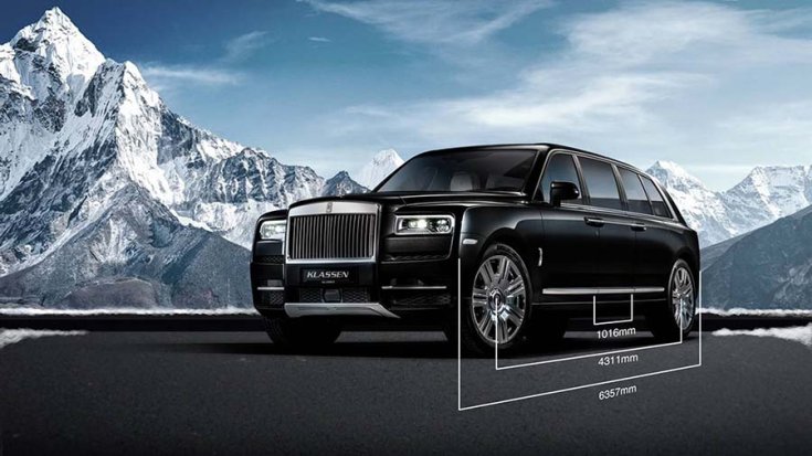 Rolls-Royce Cullinan Klassen tuning elölről
