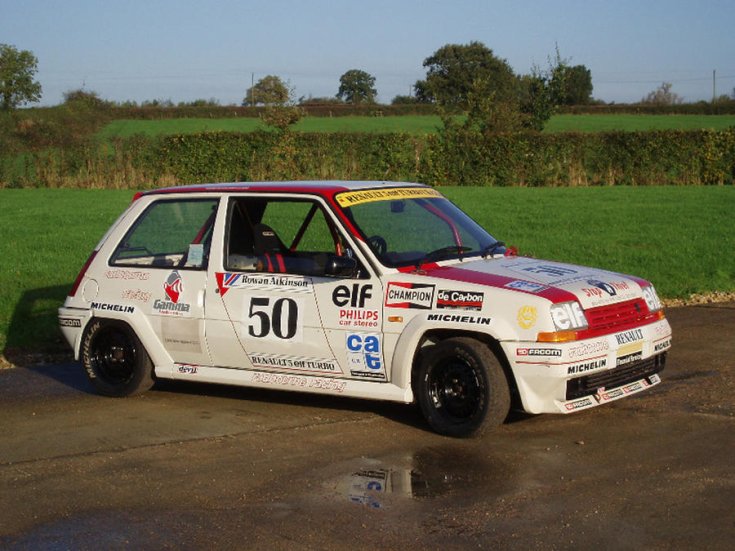 Rowan Atkinson Renault 5 Turbo versenyautója