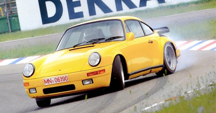 RUF CTR Yellowbird drift