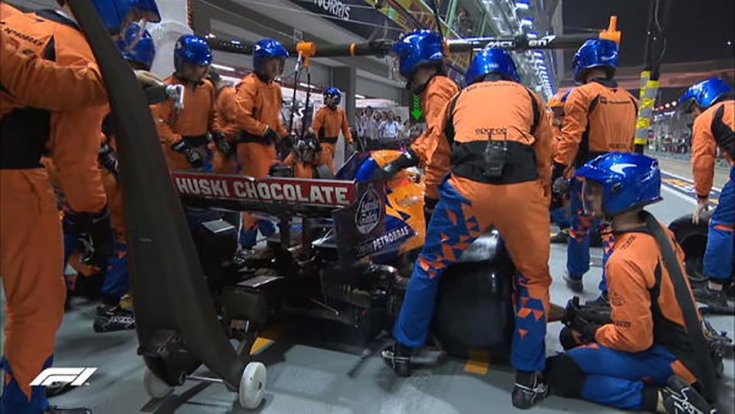 Sainz a boxban
