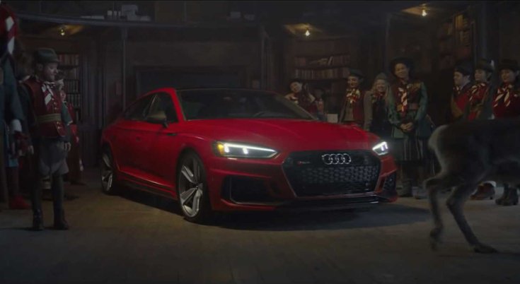 Audi RS5 Sportback 2019, szemből fotózva