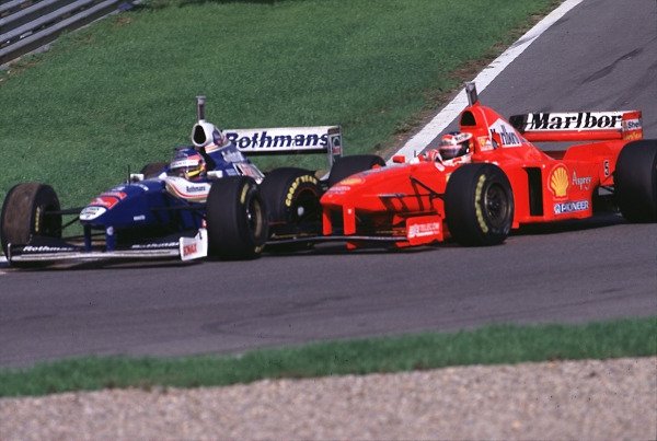 Jacques Villeneuve és Michael Schumacher ütközése az 1998-as Európa Nagydíjon