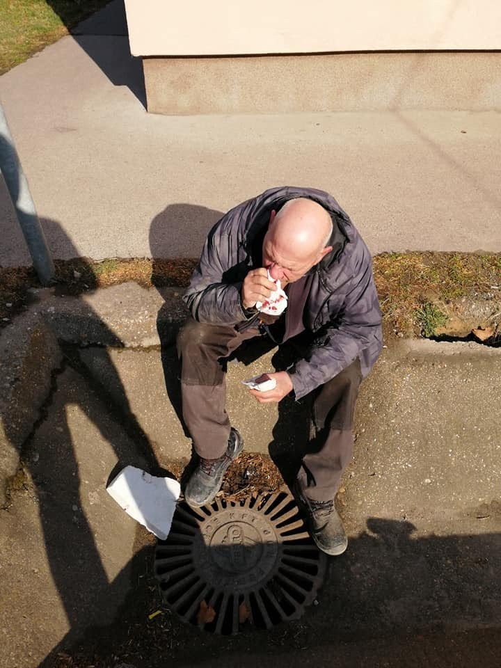 Megvert sofőr