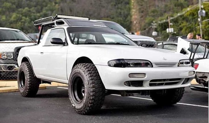 Nissan Silvia pickup tuning elölről