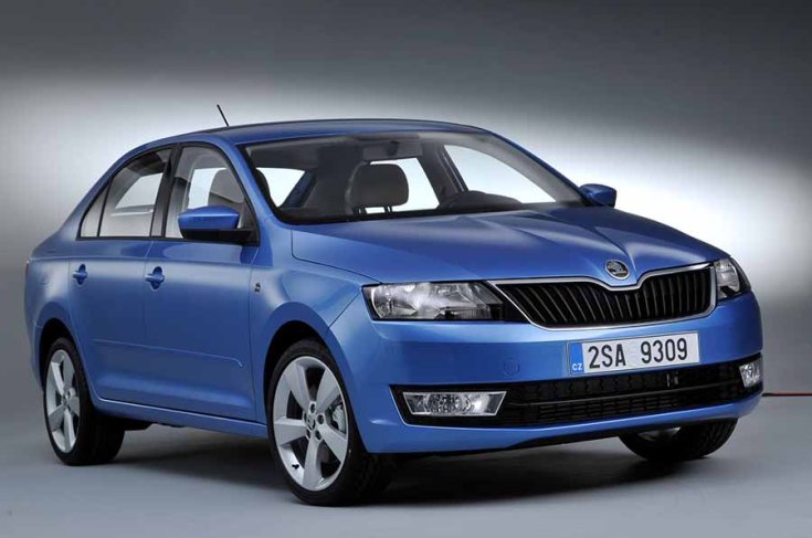 Škoda Rapid elölről
