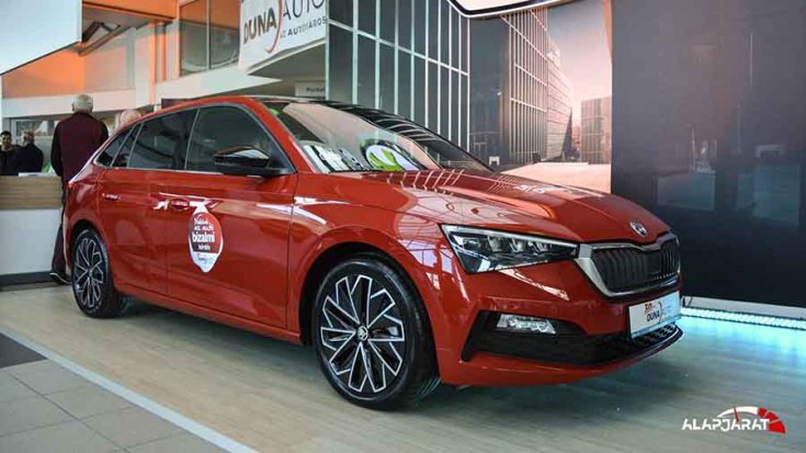 2019-es Škoda Scala oldalról