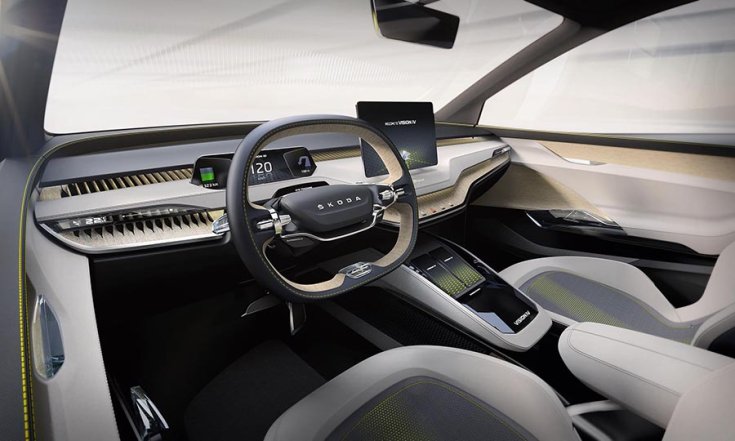A Skoda Vision iV koncepció beltere