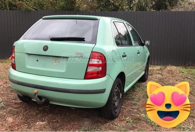 19 éves Škoda Fabia hátulról