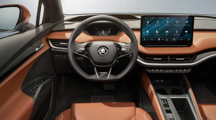 Škoda Enyaq iV belső kialakítás
