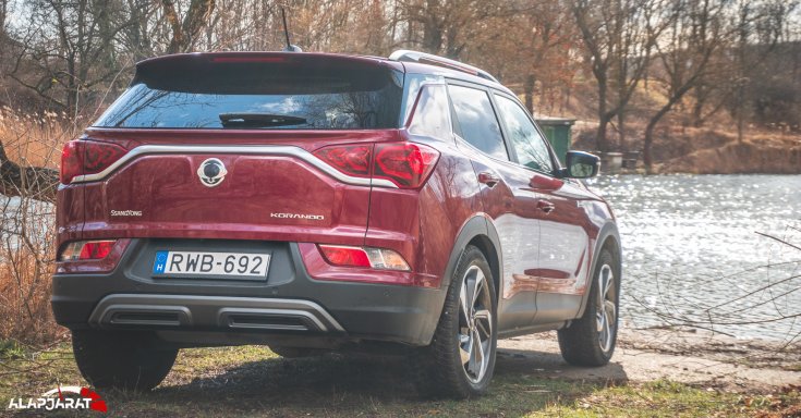 Ssangyong Korando 1.5 Turbo GDI C300 hátulról