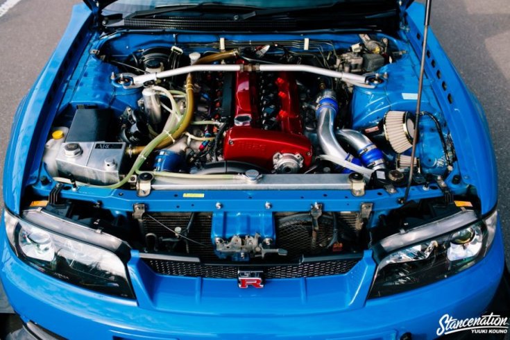 Nissan R33 GT-R motortér
