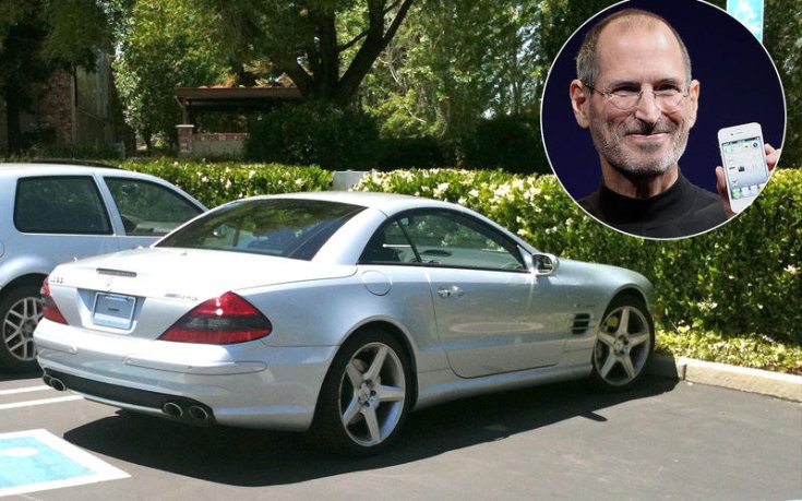 Steve Jobs techmogul autója egy Mercedes-Benz SL55 AMG volt