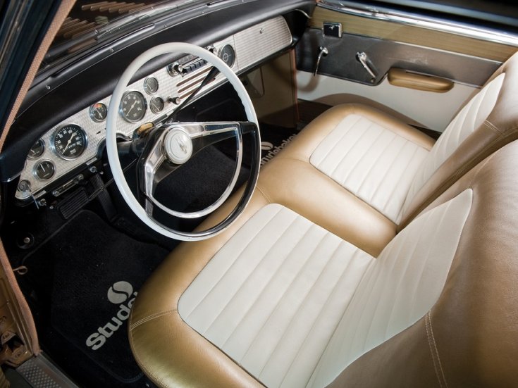 1957 Studebaker Silver Hawk, műszerfal, utastér, elölnézet, jobbról, RM Sotheby’s
